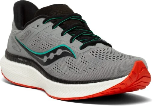 Saucony Men's Hurricane 23 (20 - Alloy/Scarlett) -Hoka Store 0E057DA2 897D 491C 92B7 40F8C184B8DF