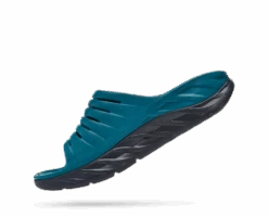 Hoka Men's Ora Recovery Slide (BCBT - Blue Coral/Butterfly) -Hoka Store 1099673 BCBT 4