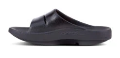 OOfos Women’s OOahh Luxe Slide Sandal (Black) -Hoka Store 1101BLK shot4 932x680 5bbca2e8 b1df 488b 884a 48f82a206a02