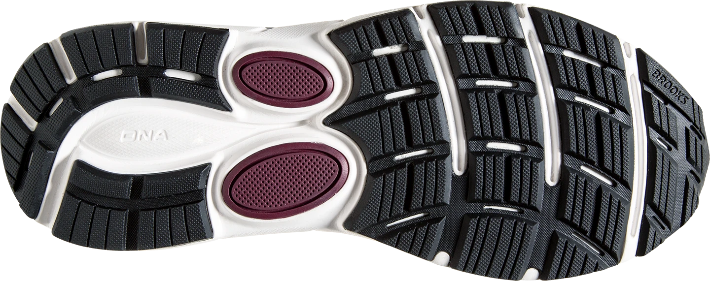 BROOKS Men's Dyad 11 (031 - Blackened Pearl/Alloy/Red) 6 BROOKS Men's Dyad 11 (031 - Blackened Pearl/Alloy/Red) - Image 6