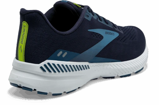 BROOKS Men's Launch GTS 8 (490 - Peacoat/Legion Blue/Nightlife) -Hoka Store 110359 490 H Launch GTS 8