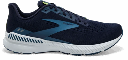 BROOKS Men's Launch GTS 8 (490 - Peacoat/Legion Blue/Nightlife) -Hoka Store 110359 490 L Launch GTS 8