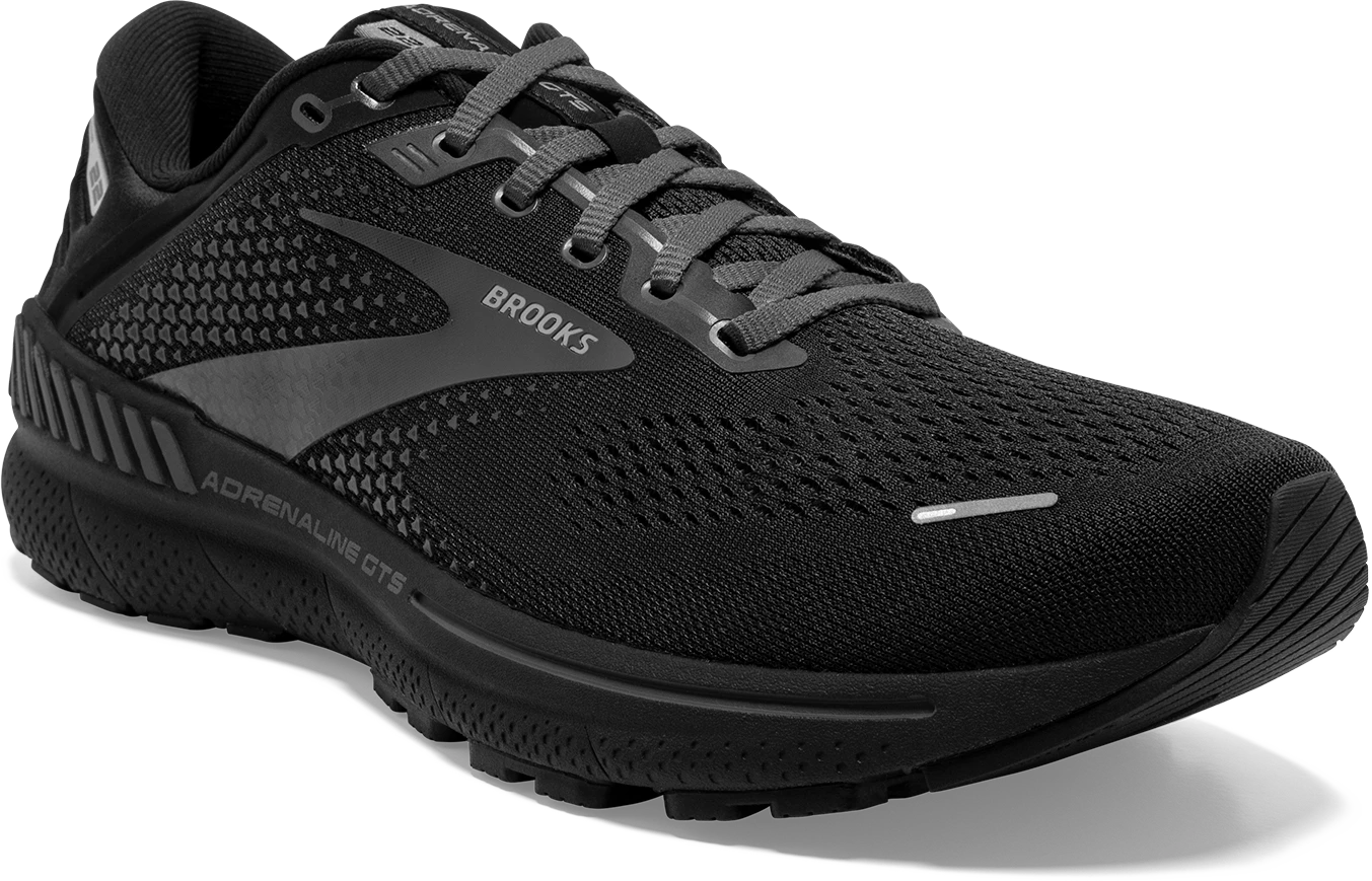 BROOKS Men’s Adrenaline GTS 22 (020 - Black/Black/Ebony) 3 BROOKS Men’s Adrenaline GTS 22 (020 - Black/Black/Ebony) - Image 3