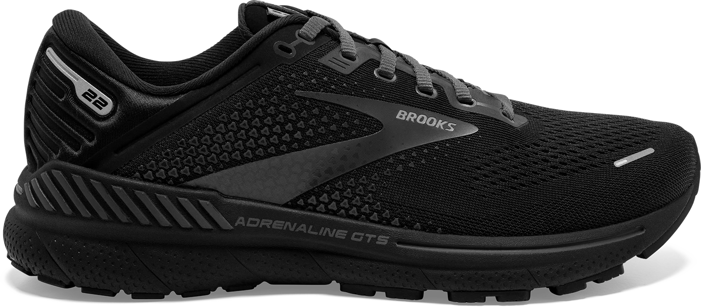 BROOKS Men’s Adrenaline GTS 22 (020 - Black/Black/Ebony) 1 BROOKS Men’s Adrenaline GTS 22 (020 - Black/Black/Ebony)