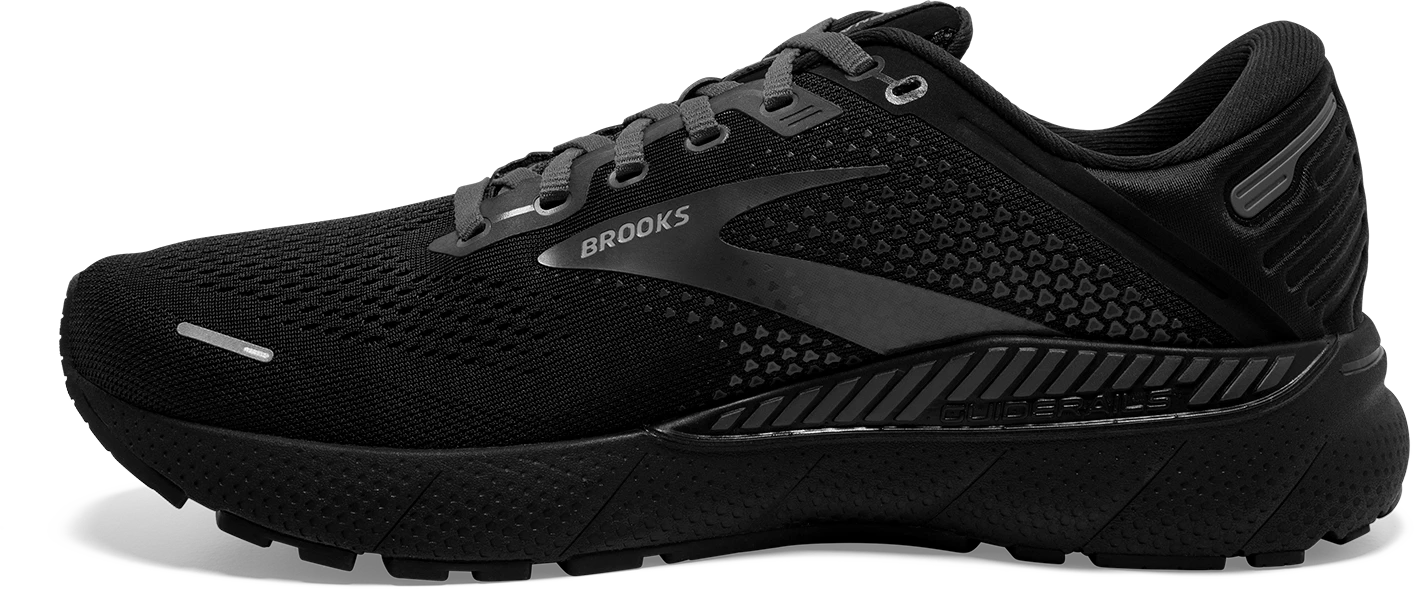 BROOKS Men’s Adrenaline GTS 22 (020 - Black/Black/Ebony) 2 BROOKS Men’s Adrenaline GTS 22 (020 - Black/Black/Ebony) - Image 2