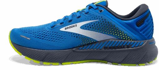 BROOKS Men's Adrenaline GTS 22 (413 - Blue/India Ink/Nightlife) -Hoka Store 110366 413 M Adrenaline GTS 22