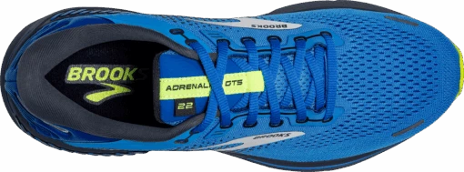 BROOKS Men's Adrenaline GTS 22 (413 - Blue/India Ink/Nightlife) -Hoka Store 110366 413 O Adrenaline GTS 22