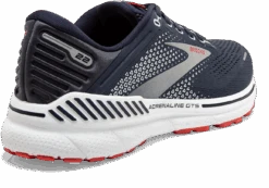 BROOKS Men's Adrenaline GTS 22 (435 - Peacoat/India Ink/Grenadine) -Hoka Store 110366 435 H Adrenaline GTS 22