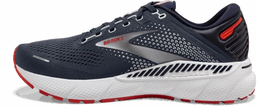 BROOKS Men's Adrenaline GTS 22 (435 - Peacoat/India Ink/Grenadine) -Hoka Store 110366 435 M Adrenaline GTS 22
