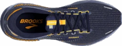 BROOKS Men’s Adrenaline GTS 22 (438 - Peacoat/Grey/Sunflower) -Hoka Store 110366 438 O Adrenaline GTS 22