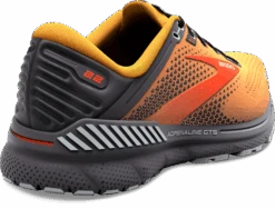 BROOKS Men’s Adrenaline GTS 22 (857 - Orange/Pearl/High Rise) -Hoka Store 110366 857 H Adrenaline GTS 22