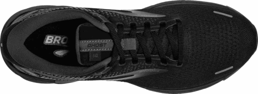 BROOKS Men's Ghost 14 (020 - Black/Black/Ebony) -Hoka Store 110369 020 O Ghost 14