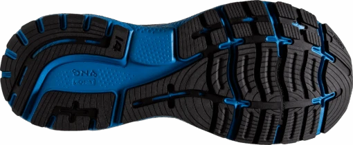 BROOKS Men's Ghost 14 (056 - Black/Blackened Pearl/Blue) -Hoka Store 110369 056 S Ghost 14