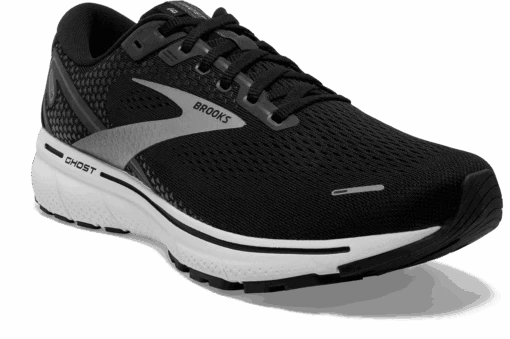 BROOKS Women's Ghost 14 (057 - Black/White/Silver) -Hoka Store 110369 057 A Ghost 14 001 fbd2d682 fcb9 41a8 a03a 53cbf65ece33