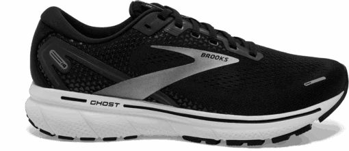 BROOKS Women's Ghost 14 (057 - Black/White/Silver) -Hoka Store 110369 057 L Ghost 14 001 cefe94ea a3df 4839 be5e 00c44bf1b86f