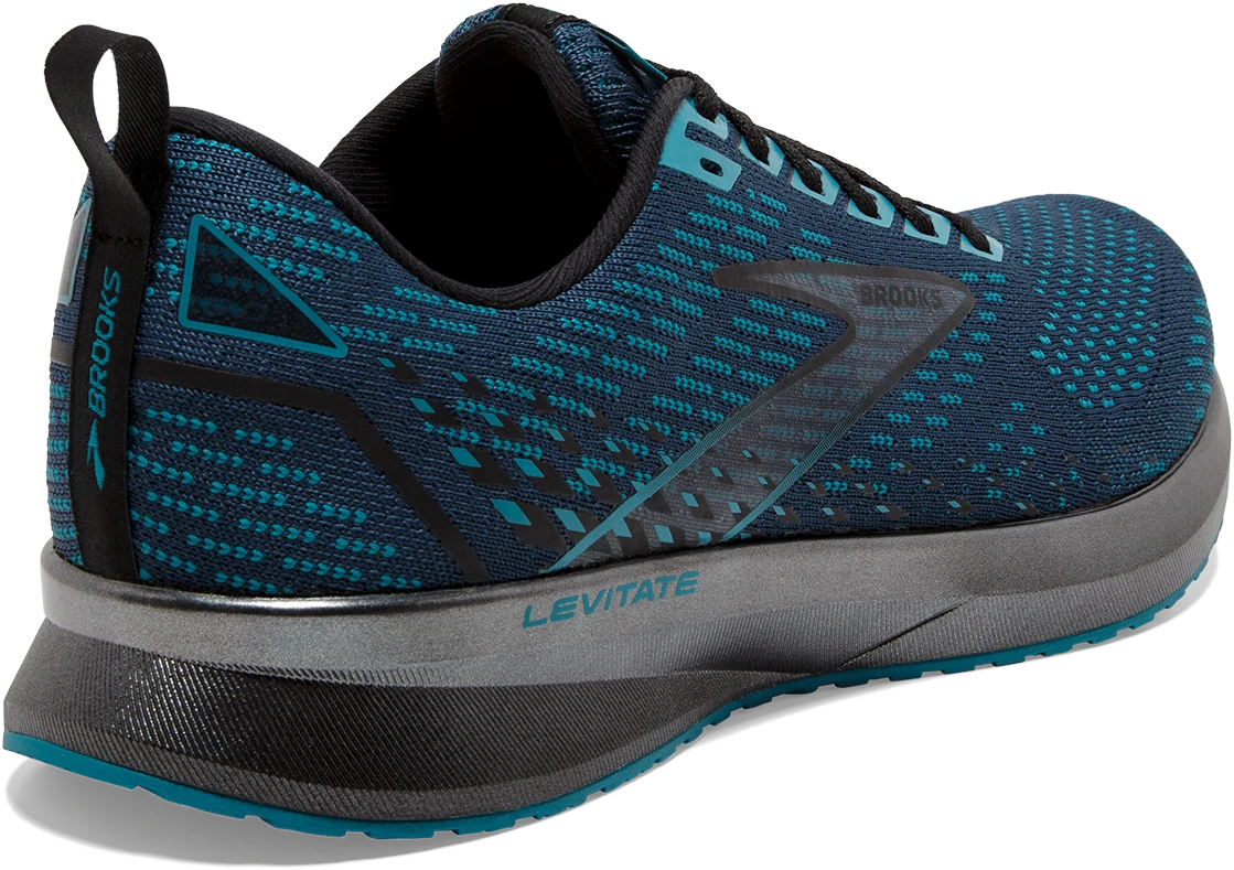 BROOKS Men's Levitate 5 (412 - Titan/Crystal Teal/Black) 4 BROOKS Men's Levitate 5 (412 - Titan/Crystal Teal/Black) - Image 4