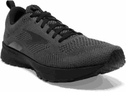 BROOKS Men's Revel 5 (038 - Black/Ebony/Black) -Hoka Store 110374 038 A Revel 5