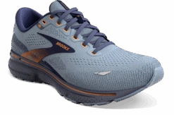 BROOKS Men's Ghost 15 (025 - Flintstone/Peacoat/Oak) -Hoka Store 110393 025 A Ghost 15