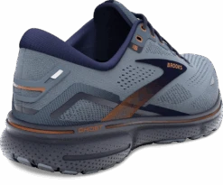 BROOKS Men's Ghost 15 (025 - Flintstone/Peacoat/Oak) -Hoka Store 110393 025 H Ghost 15