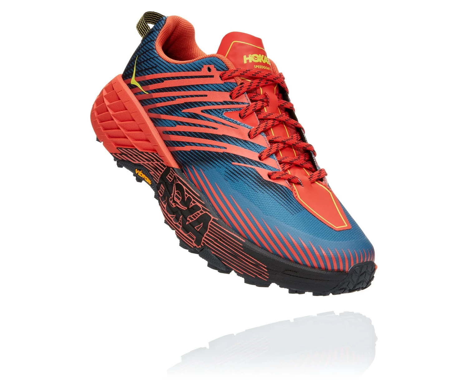 Hoka Men's Speedgoat 4 (FPBL - Fiesta/Provincial Blue) 1 Hoka Men's Speedgoat 4 (FPBL - Fiesta/Provincial Blue)