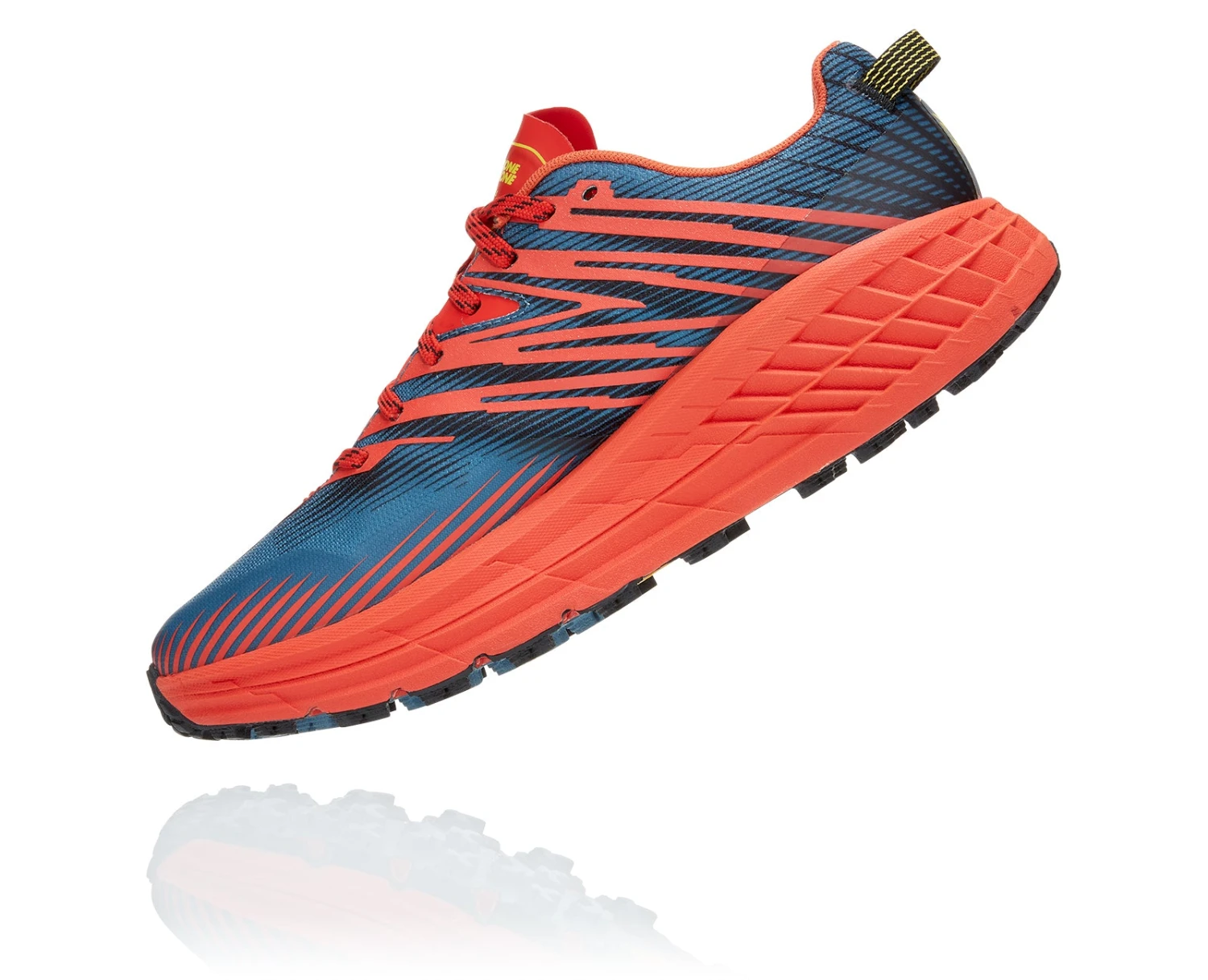 Hoka Men's Speedgoat 4 (FPBL - Fiesta/Provincial Blue) 3 Hoka Men's Speedgoat 4 (FPBL - Fiesta/Provincial Blue) - Image 3