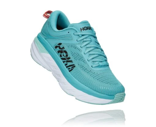 Hoka Women's Bondi 7 (AEBL - Aquarelle/Eggshell Blue) -Hoka Store 1110519 AEBL 1