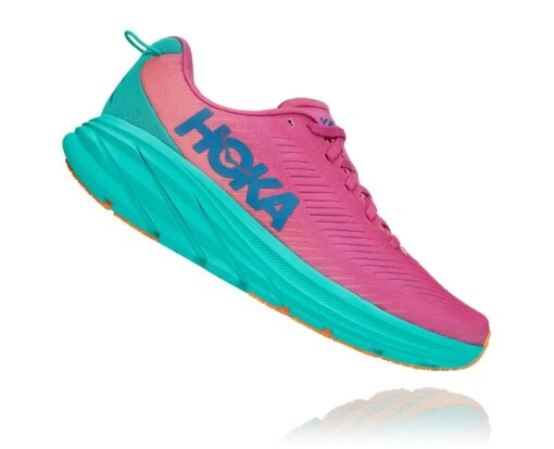 Hoka Women's Rincon 3 (PPAT - Phlox Pink/Atlantis) -Hoka Store 1119396 PPAT 2