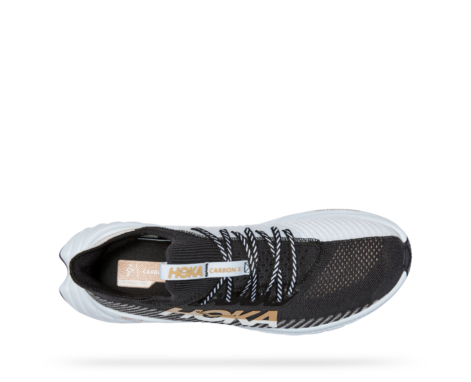 Hoka Men's Carbon X 3 (BWHT - Black/White) 5 Hoka Men's Carbon X 3 (BWHT - Black/White) - Image 5