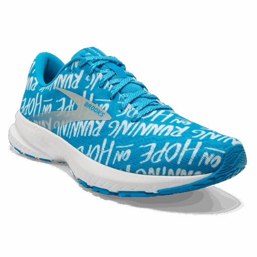 BROOKS Men's Launch 7 “Brave Like Gabe” (406 - Blue/white) -Hoka Store 120322 406 A Launch 7 42c5a73c 4edb 4d95 a9ef caee239089bc