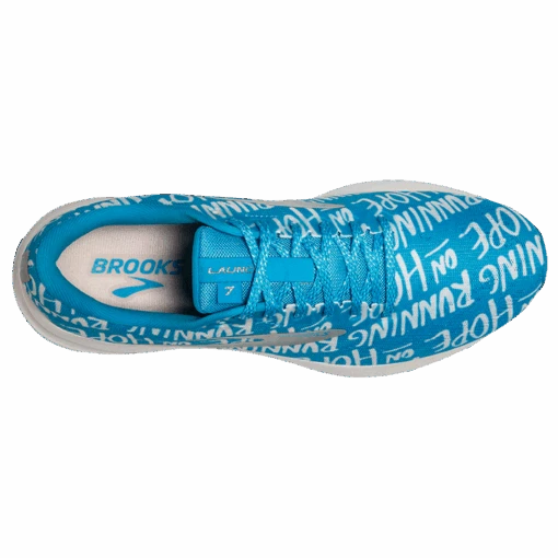 BROOKS Men's Launch 7 “Brave Like Gabe” (406 - Blue/white) -Hoka Store 120322 406 O Launch 7 91c8bdc2 6fe1 4be6 9047 a398bd9626dd