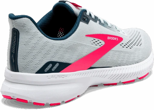 BROOKS Women's Launch 8 (110 - Ice Flow/Navy/Pink) -Hoka Store 120345 110 H Launch 8