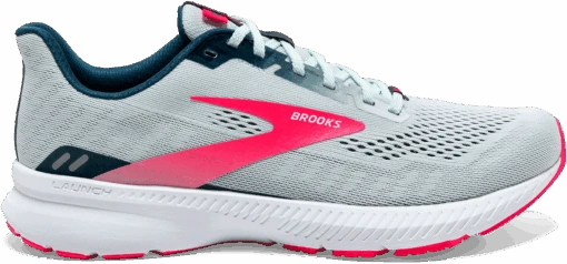BROOKS Women's Launch 8 (110 - Ice Flow/Navy/Pink) -Hoka Store 120345 110 L Launch 8
