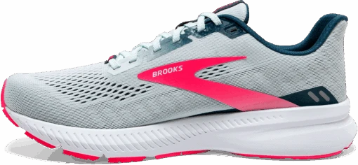 BROOKS Women's Launch 8 (110 - Ice Flow/Navy/Pink) -Hoka Store 120345 110 M Launch 8