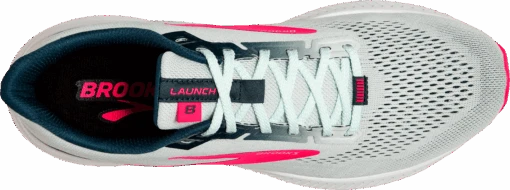 BROOKS Women's Launch 8 (110 - Ice Flow/Navy/Pink) -Hoka Store 120345 110 O Launch 8