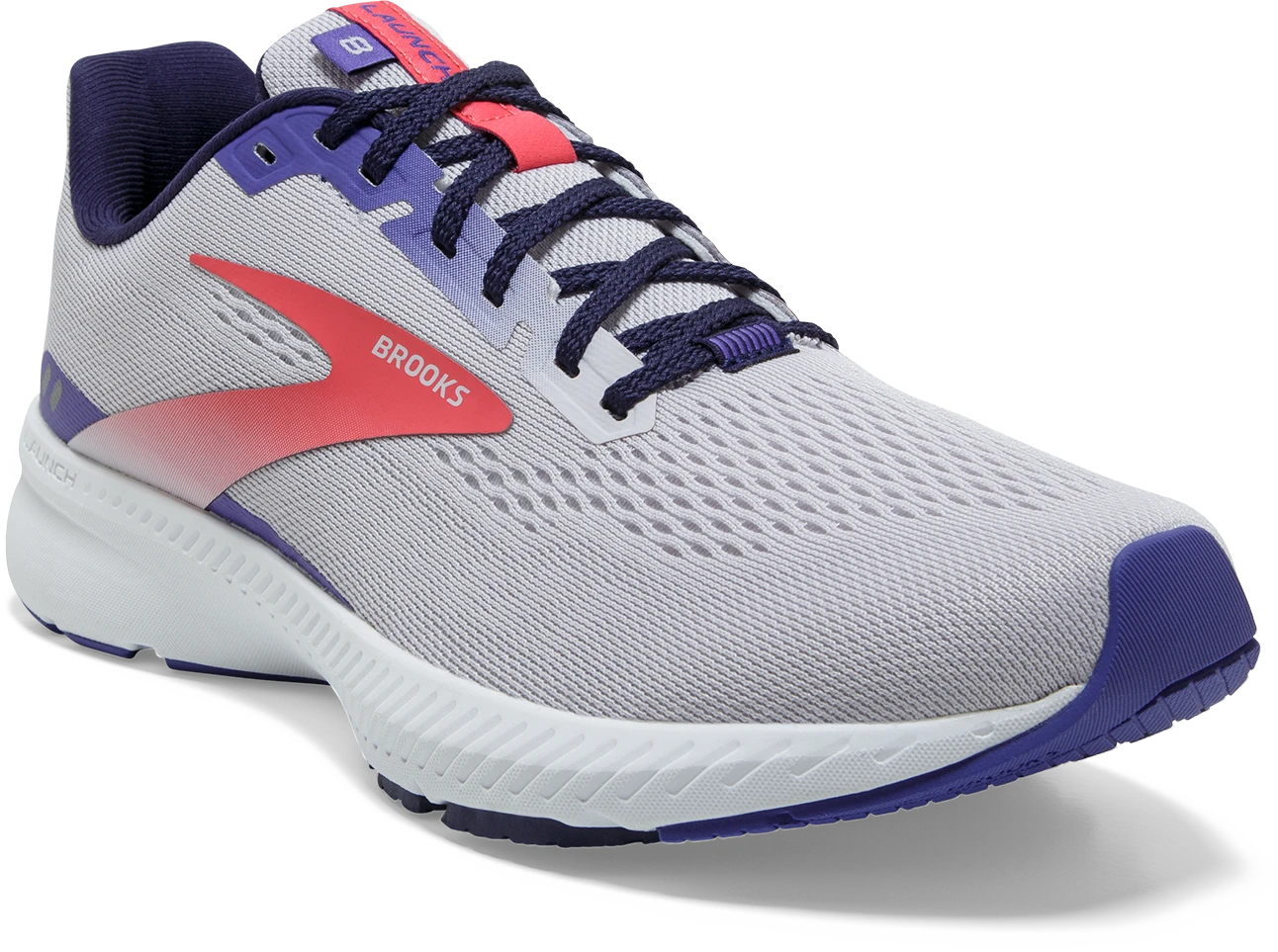 BROOKS Women's Launch 8 (520 - Lavender/Astral/Coral) 3 BROOKS Women's Launch 8 (520 - Lavender/Astral/Coral) - Image 3