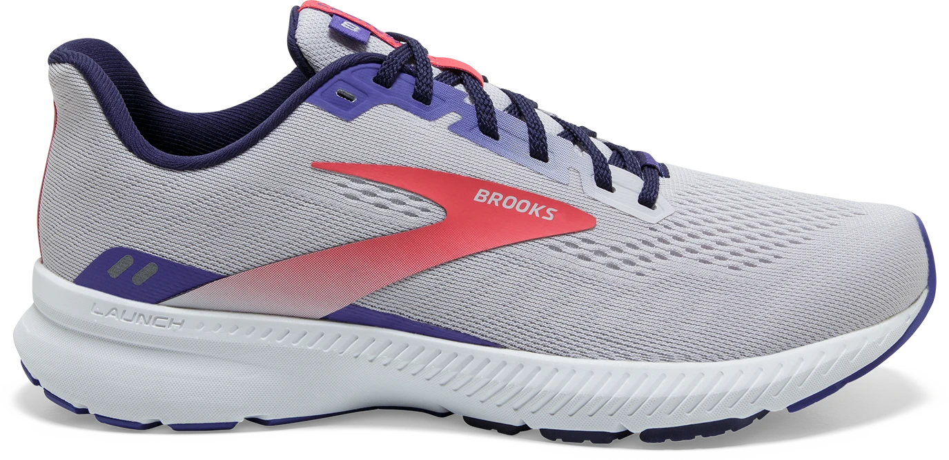 BROOKS Women's Launch 8 (520 - Lavender/Astral/Coral) 1 BROOKS Women's Launch 8 (520 - Lavender/Astral/Coral)