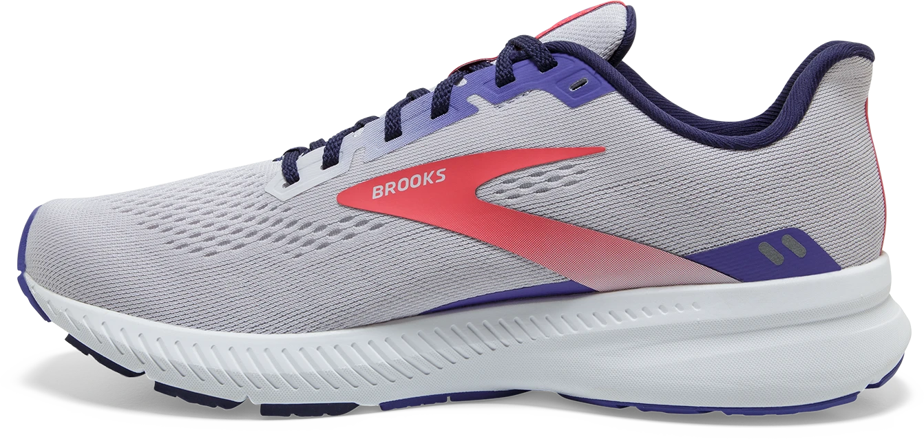 BROOKS Women's Launch 8 (520 - Lavender/Astral/Coral) 2 BROOKS Women's Launch 8 (520 - Lavender/Astral/Coral) - Image 2