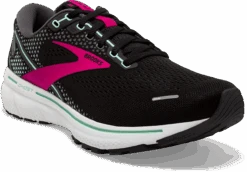 BROOKS Women's Ghost 14 (013 - Black/Pink/Yucca) -Hoka Store 120356 013 A Ghost 14