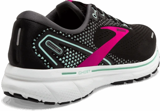 BROOKS Women's Ghost 14 (013 - Black/Pink/Yucca) -Hoka Store 120356 013 H Ghost 14