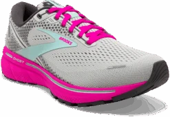 BROOKS Women's Ghost 14 (024 - Oyster/Yucca/Pink) -Hoka Store 120356 024 A Ghost 14