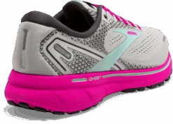 BROOKS Women's Ghost 14 (024 - Oyster/Yucca/Pink) -Hoka Store 120356 024 H Ghost 14