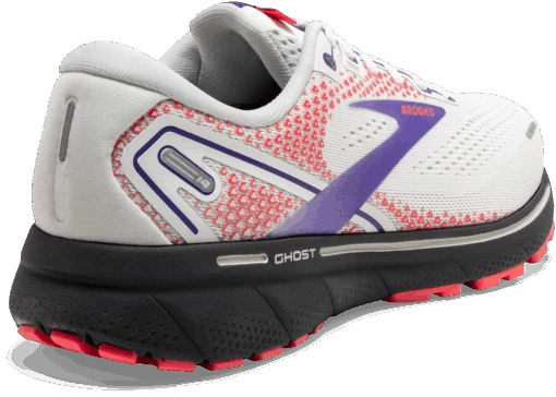 BROOKS Women's Ghost 14 (192 - White/Purple/Coral) -Hoka Store 120356 192 H Ghost 14