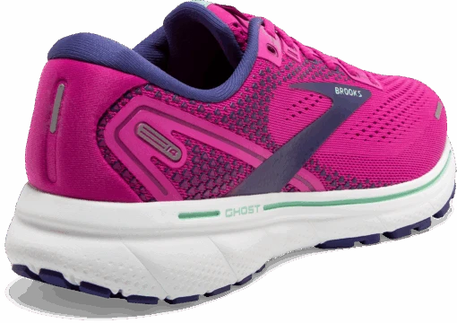 BROOKS Women's Ghost 14 (612 - Fuchsia/Yucca/Navy) -Hoka Store 120356 612 H Ghost 14