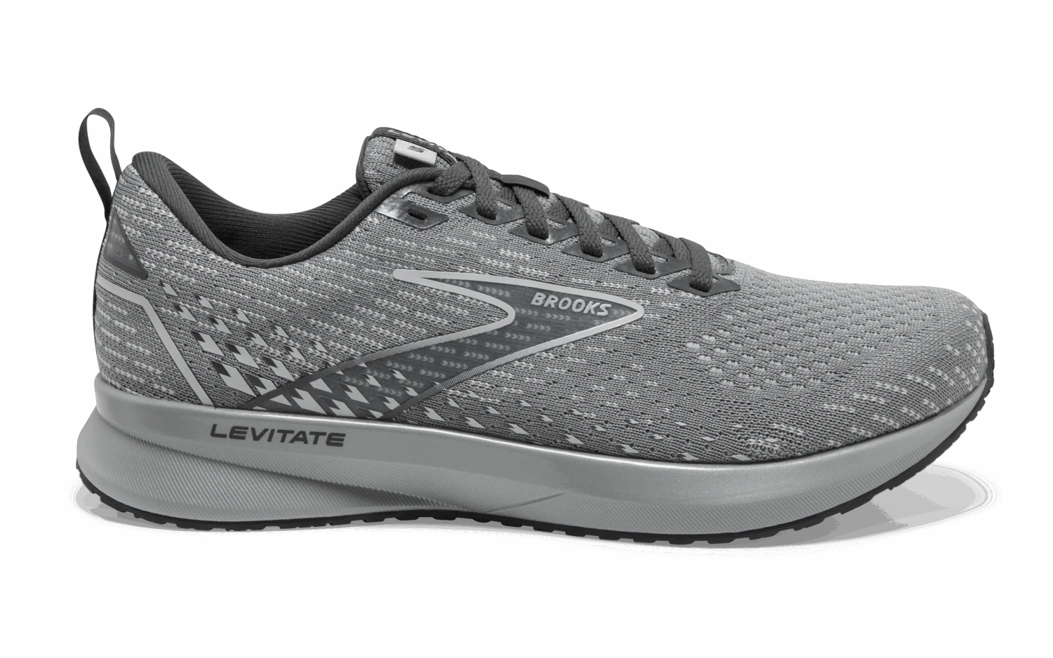 BROOKS Women's Levitate 5 (026 - Grey/Oyster/Blackened Pearl) 1 BROOKS Women's Levitate 5 (026 - Grey/Oyster/Blackened Pearl)