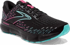 BROOKS Women’s Glycerin 20 (005 - Black/Blue Light/Pink) -Hoka Store 120369 005 A Glycerin 20