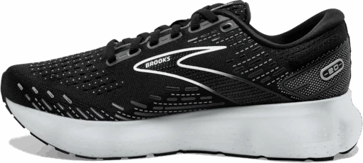 BROOKS Women’s Glycerin 20 (059 - Black/White/Alloy) -Hoka Store 120369 059 M Glycerin 20