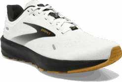BROOKS Women’s Launch 9 (121 - White/Black/Tan) -Hoka Store 120373 121 A Launch 9