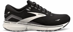 BROOKS Women's Ghost 15 WIDE (012 - Black/Blackened Pearl/White)