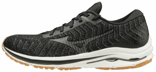 Mizuno Men’s Wave Rider 24 Waveknit (9098 - Black/Dark Shadow) -Hoka Store 25EAC3F2 45DC 490A 846B 24E690E4F6D8