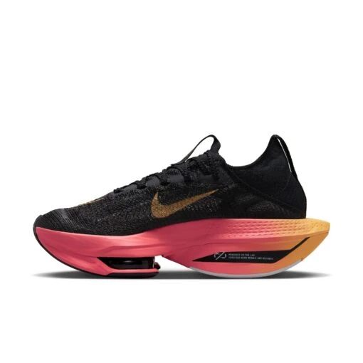 Nike Women's Air Zoom Alphafly NEXT% 2 "Fast Pack" (001 - Black/Sea Coral/White/Topaz Gold) -Hoka Store 2800FB45 16F8 4C6F 94AD 4D35ABBBABE8